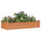 vidaXL Garden Raised Bed with Liner Brown 47.2x17.7x9.8 Solid Wood Fir